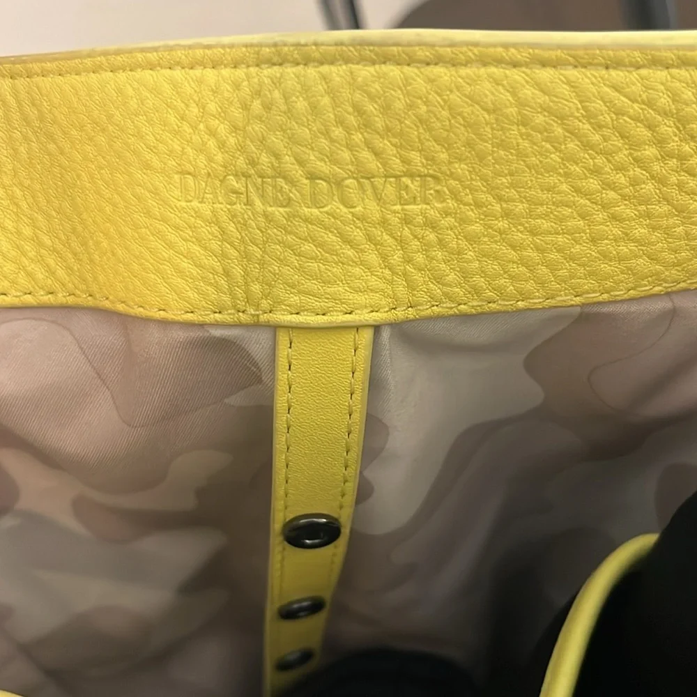 Dagne Dover ‘Allyn’ Large Tote in Butter Yellow - Picture 11 of 13